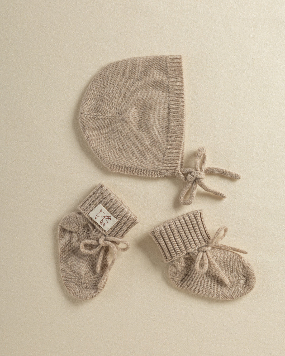 Petit Louli Cashmere Essentials (Morning) — organic cashmere baby gift set