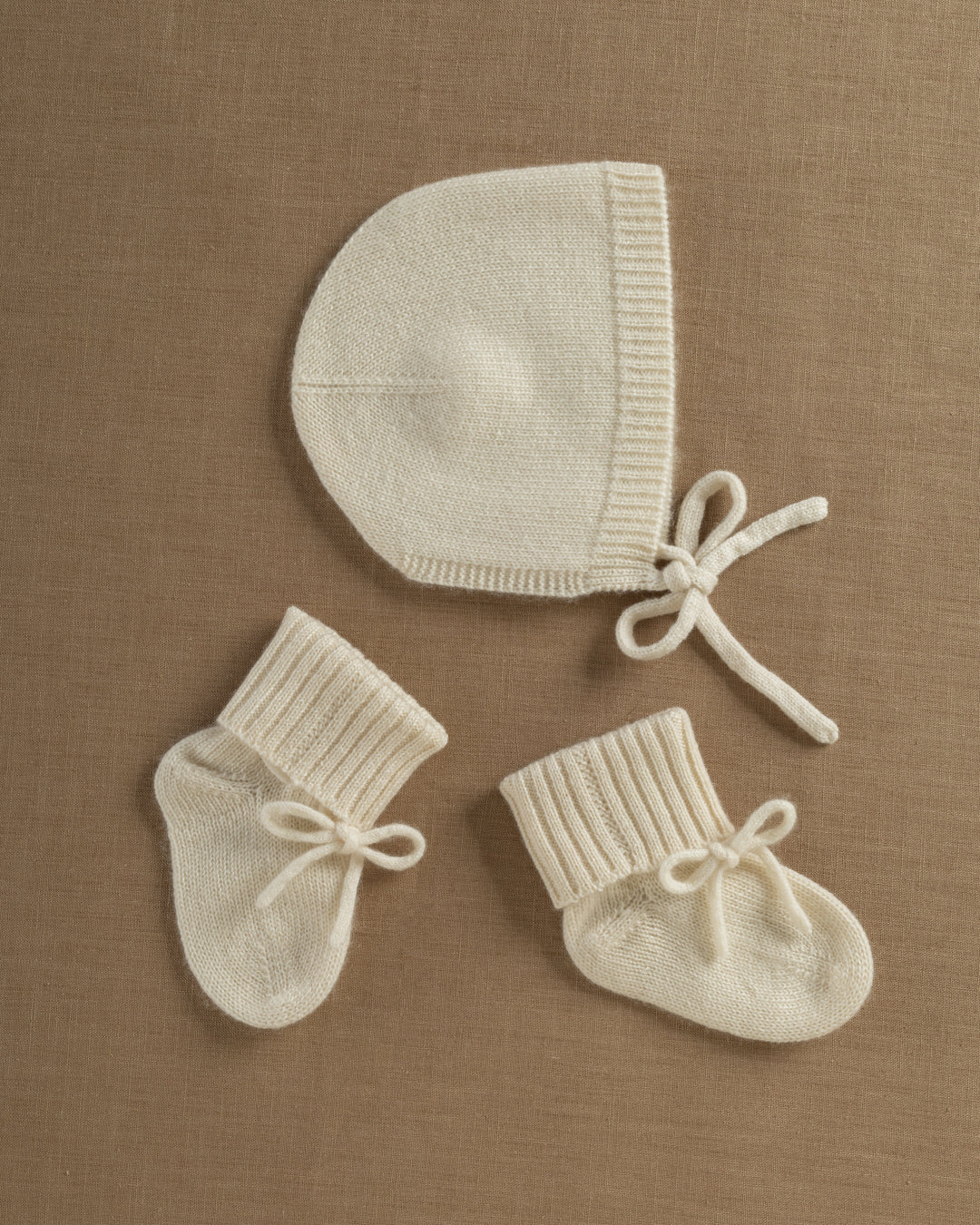 Petit Louli Cashmere Essentials (Morning) — organic cashmere baby gift set