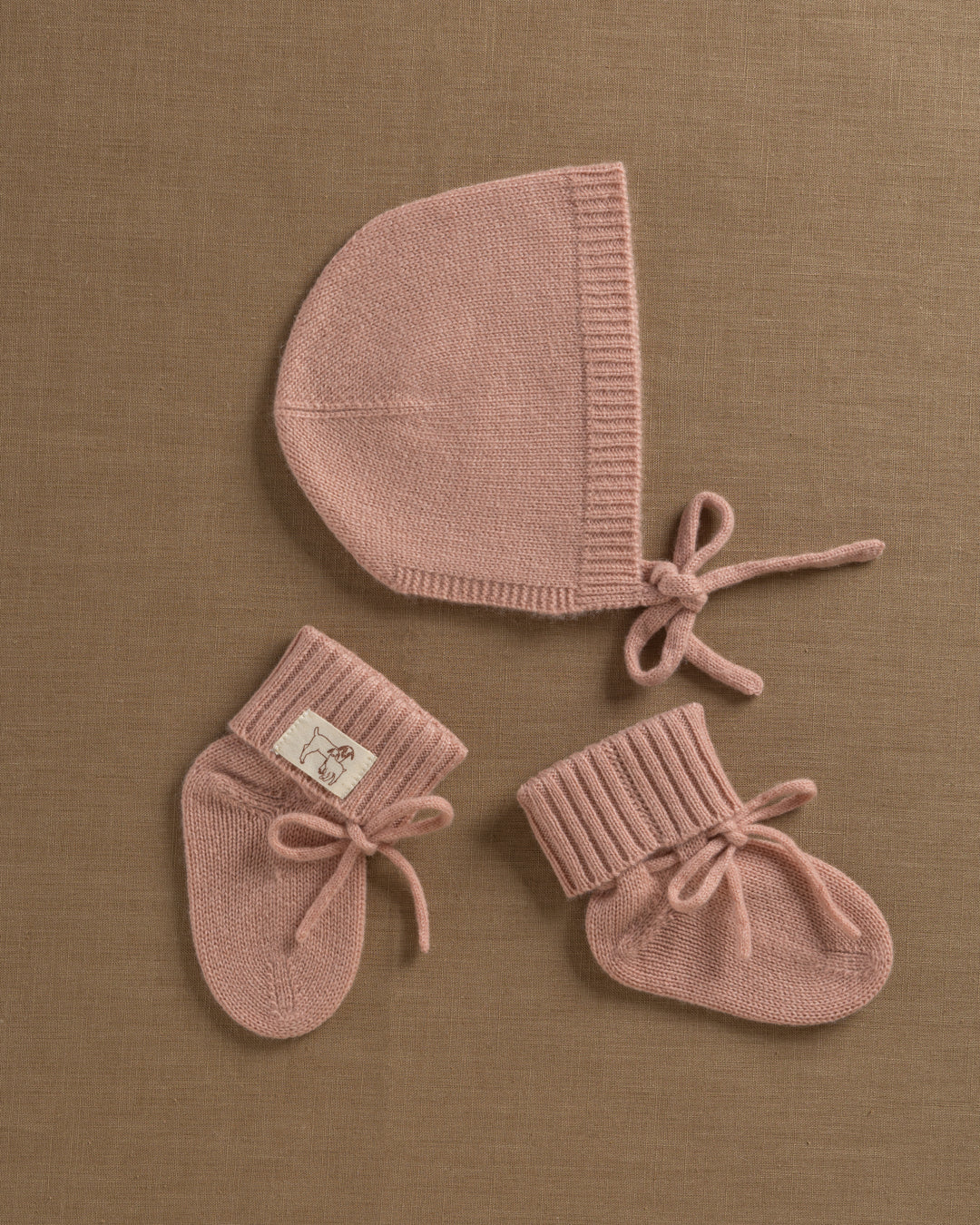 Petit Louli Cashmere Essentials (Morning) — organic cashmere baby gift set