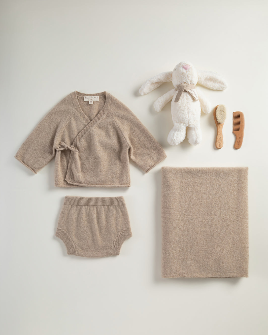 Petit Louli Spring Paris Cashmere Set — gift presentation