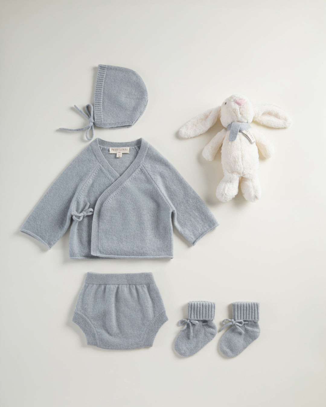 Prestige cashmere bloomers set & bunny