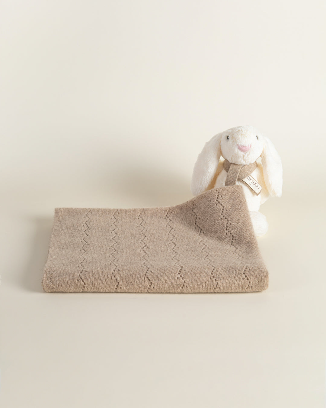 The Cashmere Baby Blanket & Bunny Gift Set (Willow)