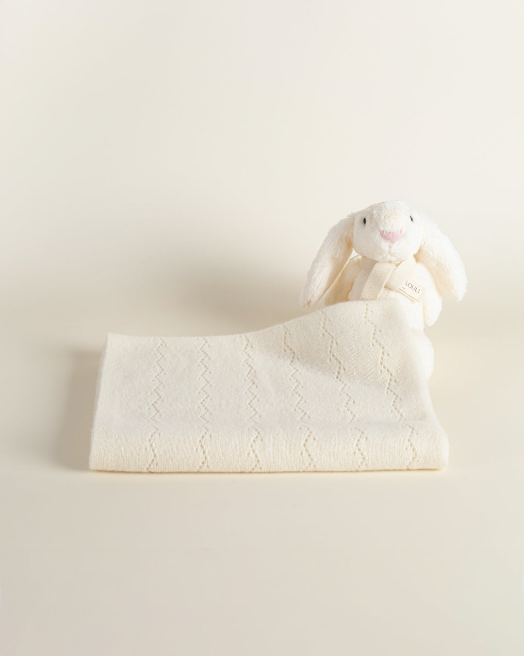 The Cashmere Baby Blanket & Bunny Gift Set (Willow)