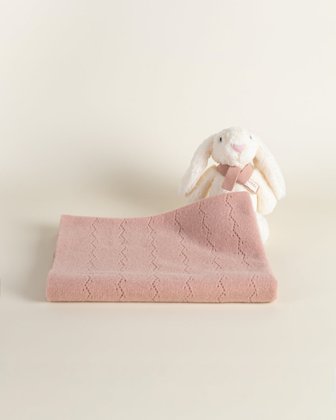 The Cashmere Baby Blanket & Bunny Gift Set (Willow)