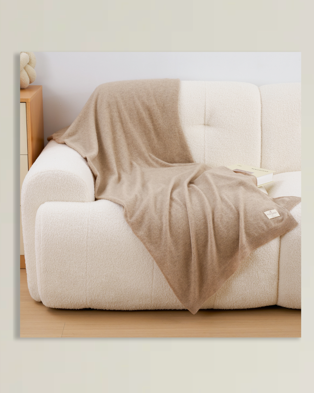 Oversized Morning cashmere blanket & Throw