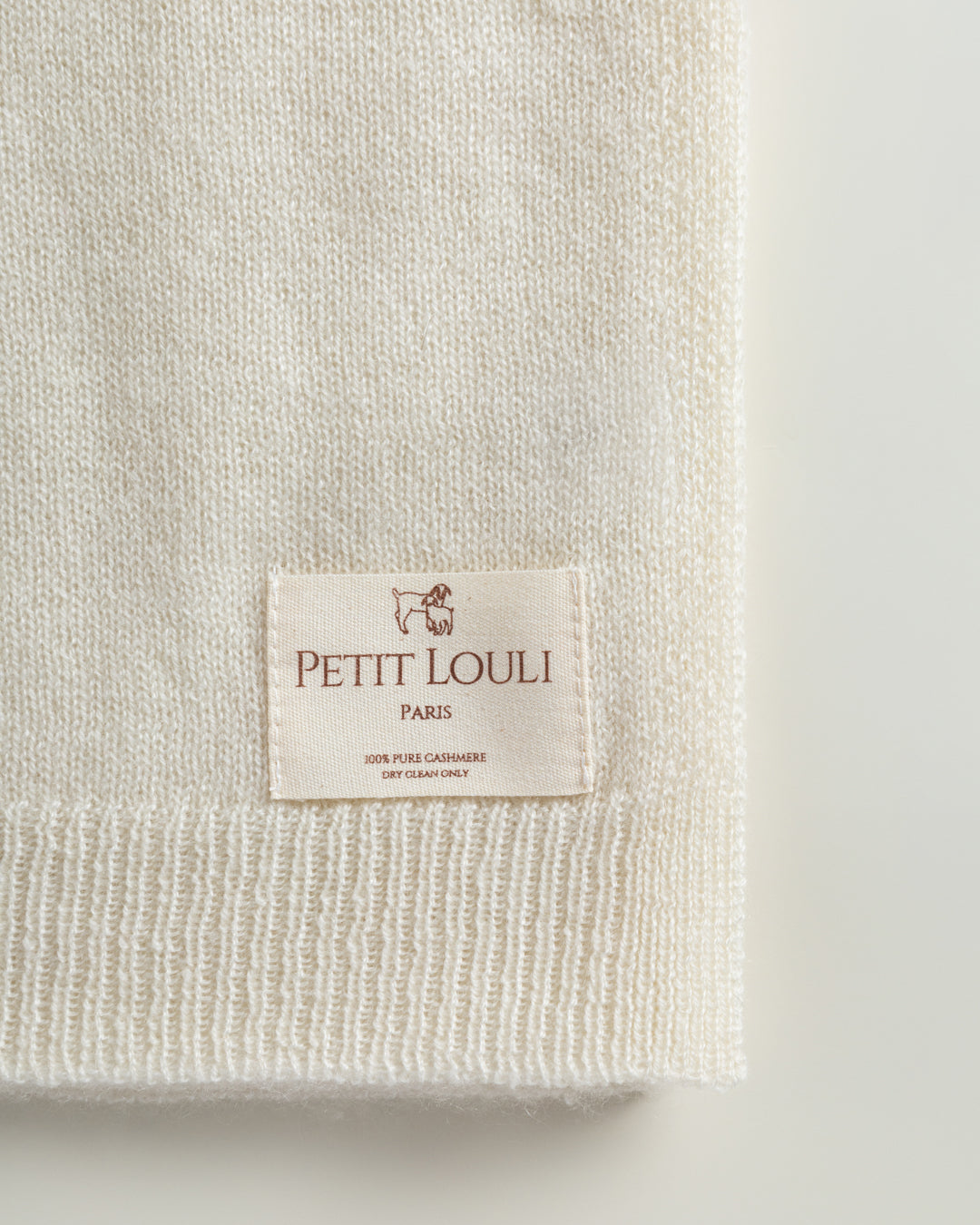 Petit Louli Cashmere Baby Blanket & Bunny Gift Set (Morning) — organic cashmere baby gift set