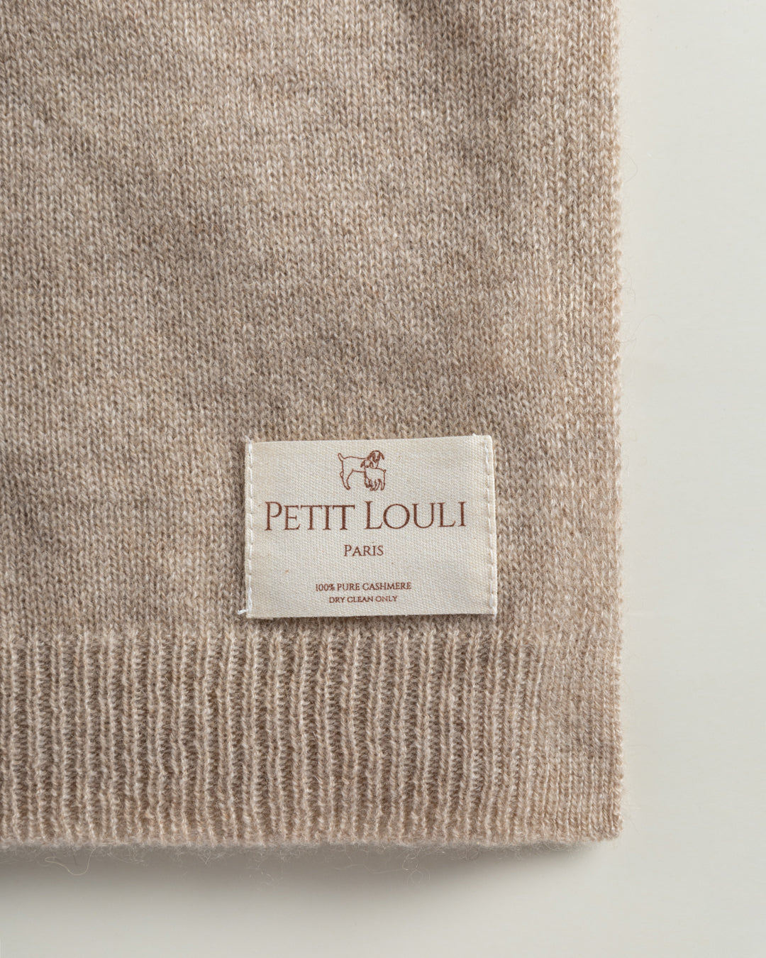 Petit Louli Cashmere Baby Blanket & Bunny Gift Set (Morning) — organic cashmere baby gift set