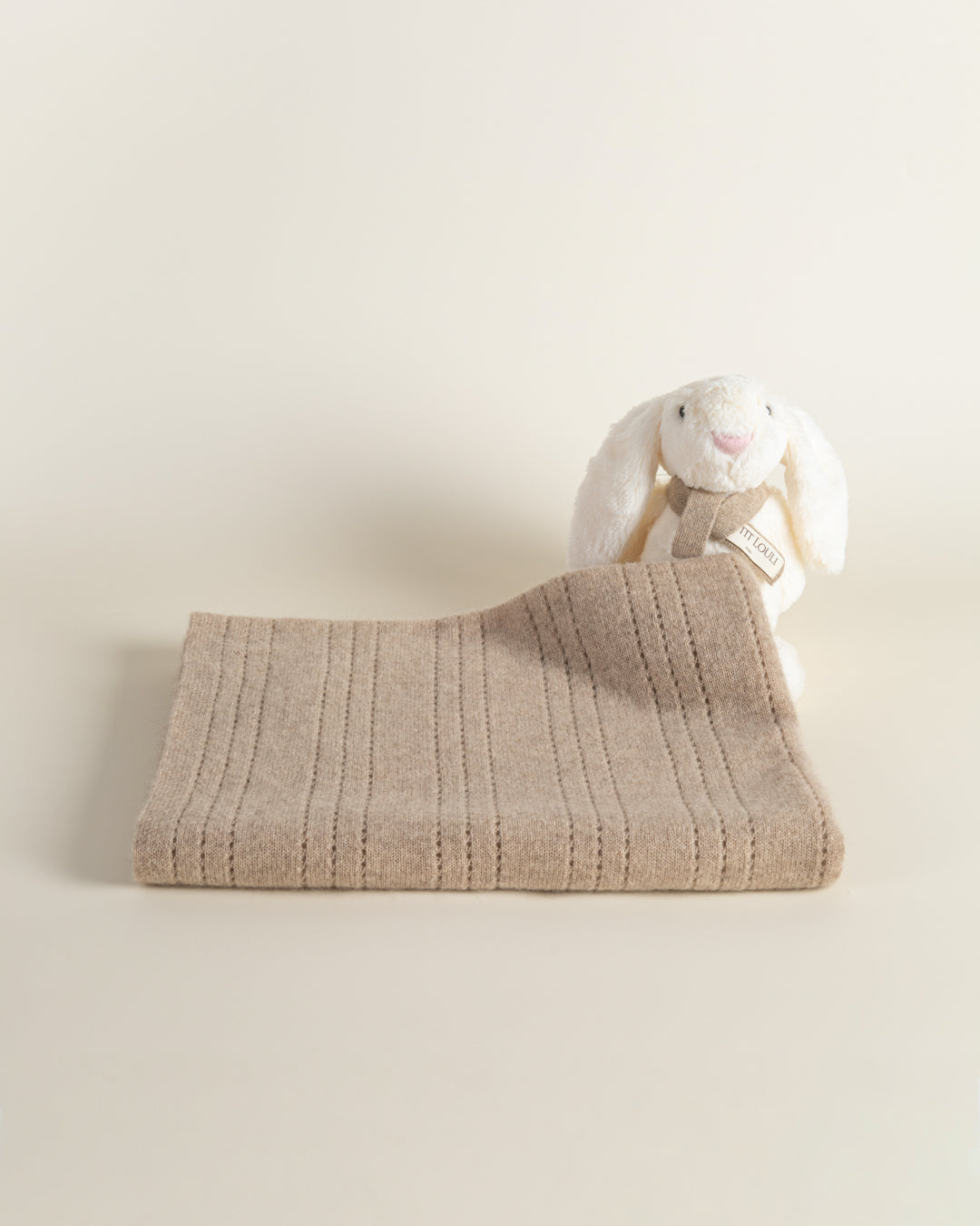 The Cashmere Baby Blanket & Bunny Gift Set (Mist)