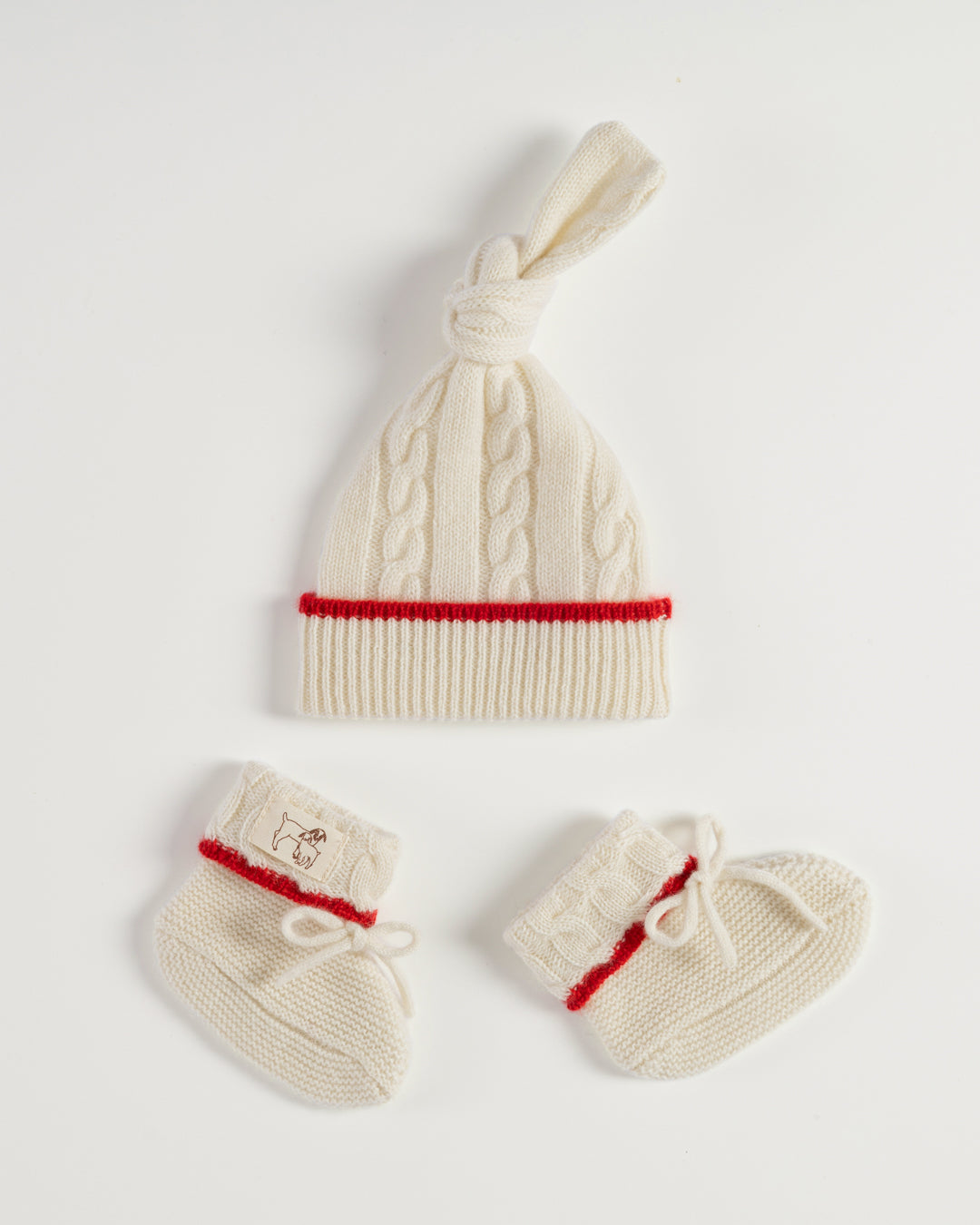 Frost Cashmere Bonnet & Ankle Socks